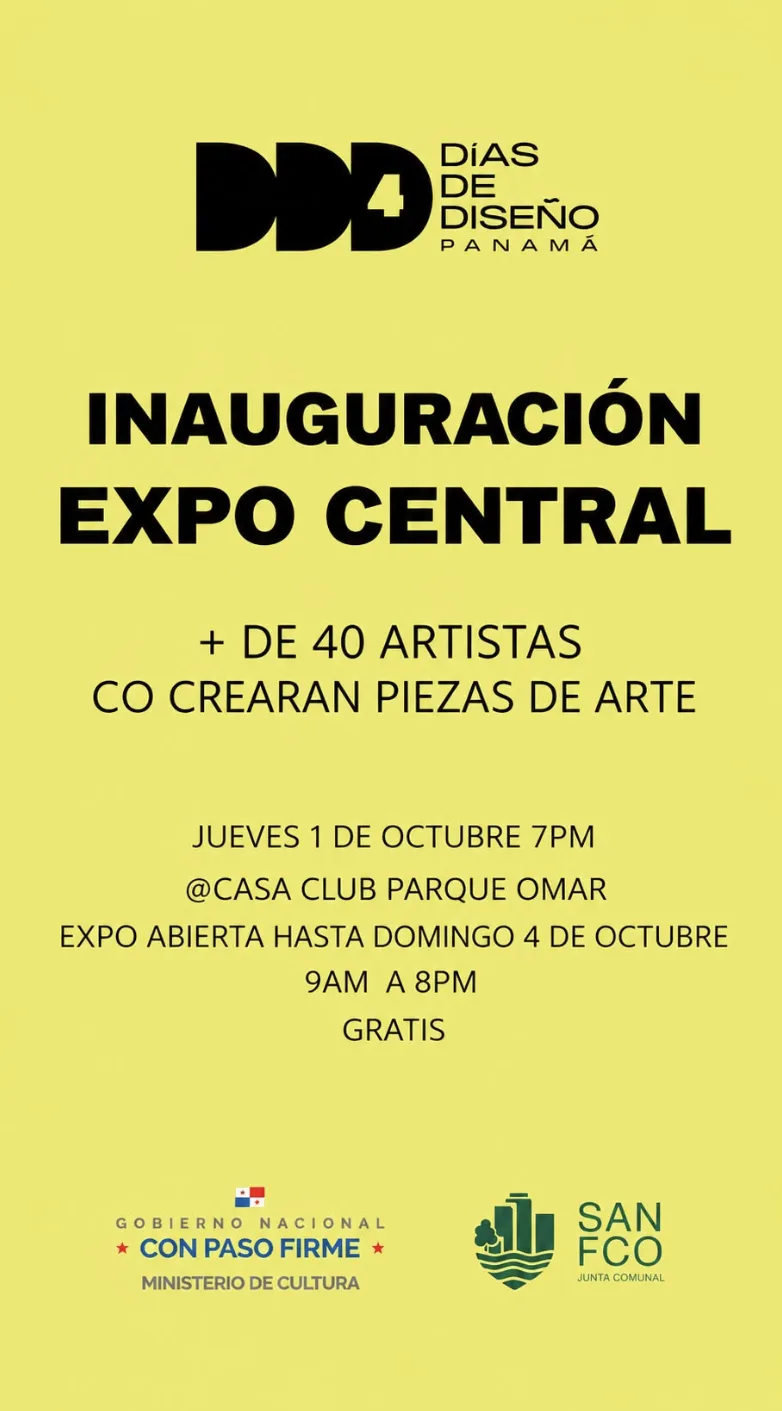 Inauguración Expo Central 4 Días de Diseño
