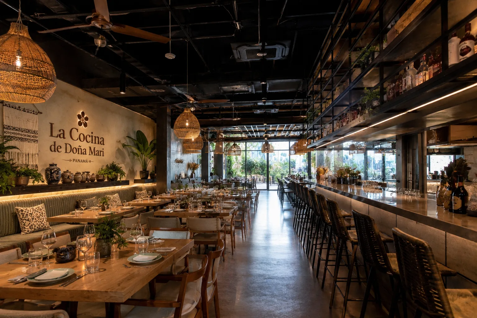 Interior de La Cocina de Doña Mari, Panamá